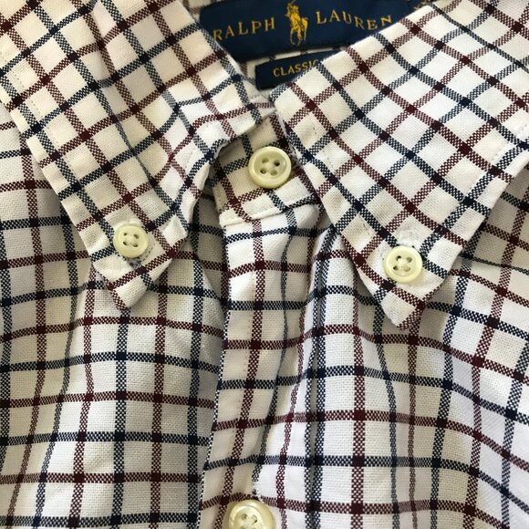 Ralph Lauren Classic Fit Shirt Men XXL Black Plaid Button Down Long Sleeve 18049 - Picture 11 of 14